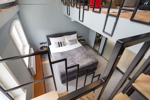 Duplex Room | In-room safe, desk, blackout curtains, free WiFi - Quentin Zoo hotel (Amsterdam)