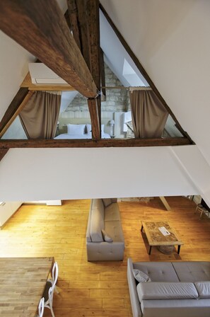 Deluxe Suite, 3 Bedrooms | View from room - Appart'Hotel Hotel Saint Georges (Troyes)