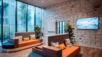 Sala de estar en el lobby