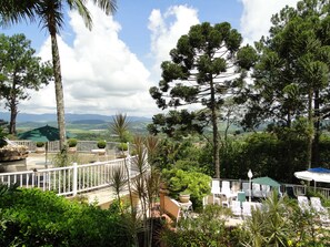 Blick von der Unterkunft