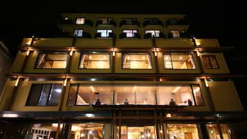 Front of property – evening/night