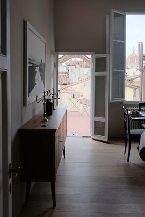 Apartment, 1 Bedroom | Living area | Flat-screen TV - Vivaldi Terrace (Florence)