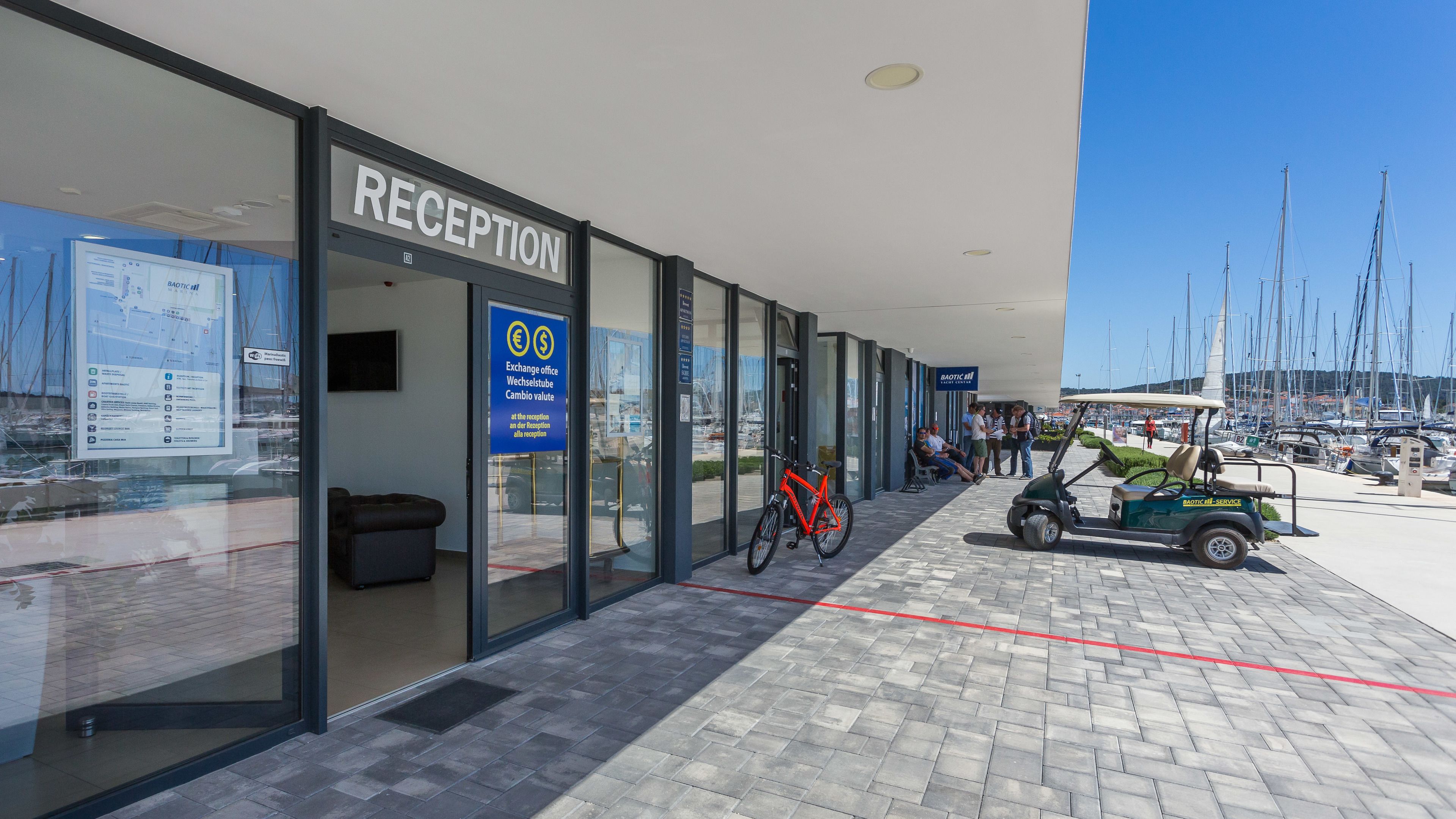 check-in/check-out kiosk