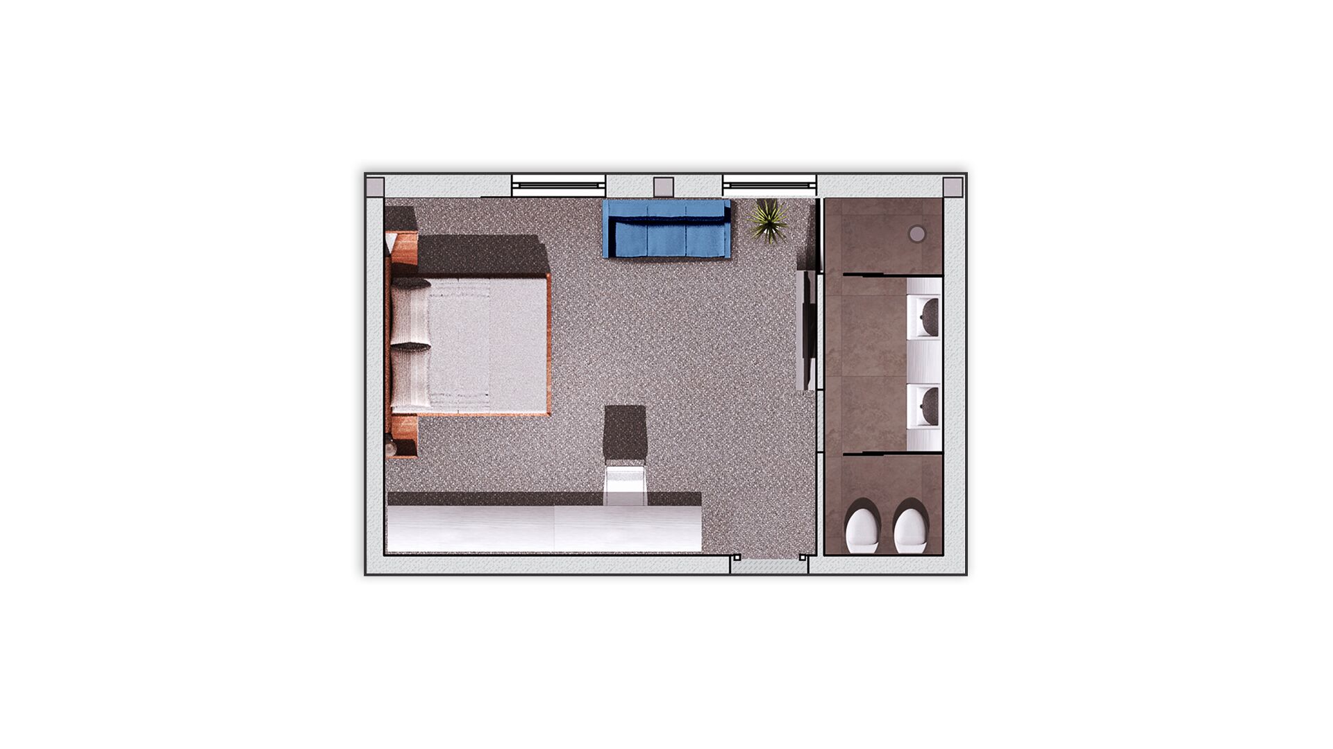 مخطط تصميم الطابق