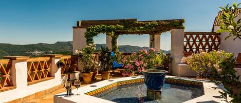 Piscina en la azotea