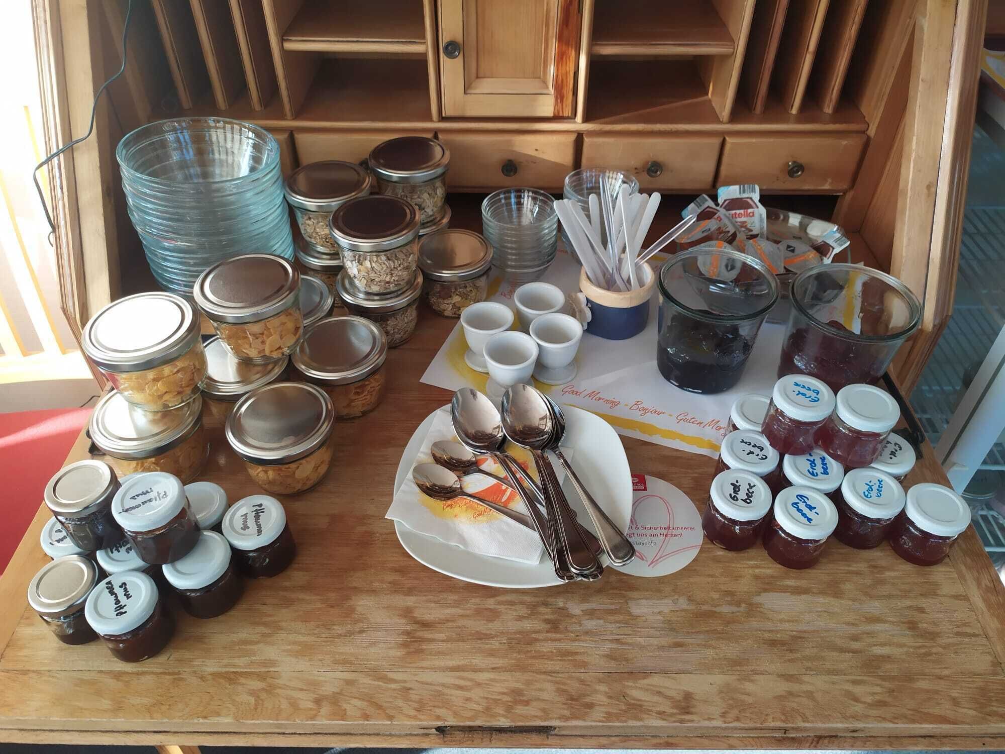 daily buffet breakfast (eur 13.50 per person)