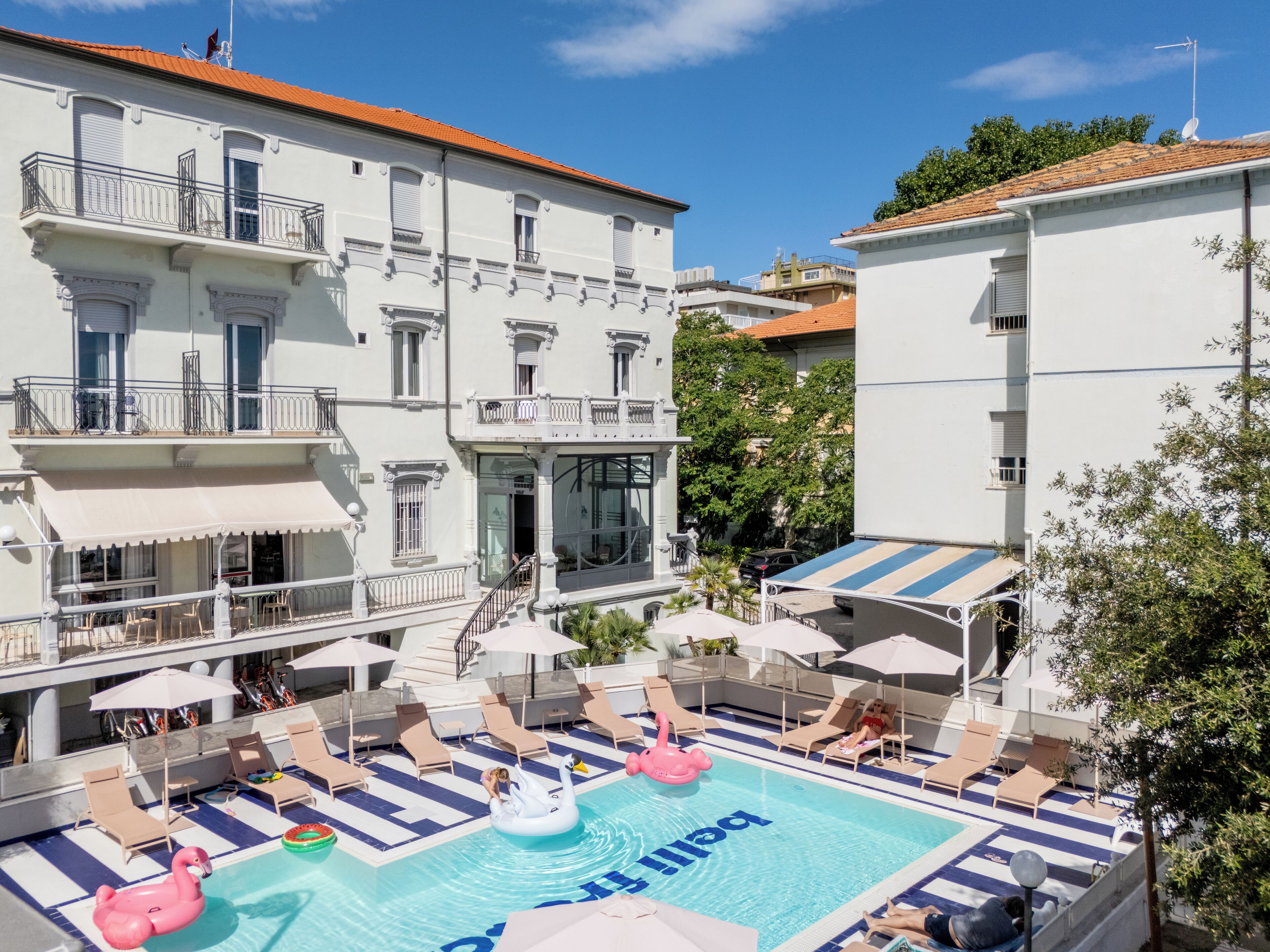 Voorkant van accommodatie