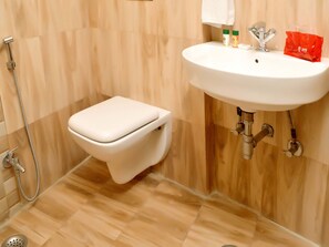 Quarto casal ou duplo | Banheiro | Produtos de toalete grátis, toalhas de banho