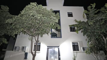 Front of property – evening/night