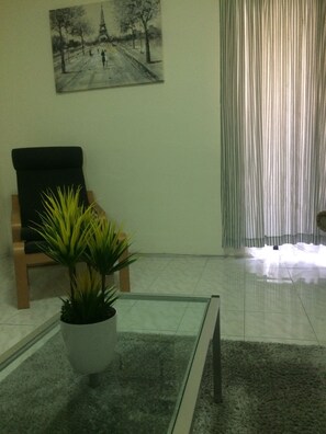 Panoramic Apartment, 2 Bedrooms, Sea View | Living area | 24-inch LCD TV with cable channels, TV - Maltese Rooms (Sliema)