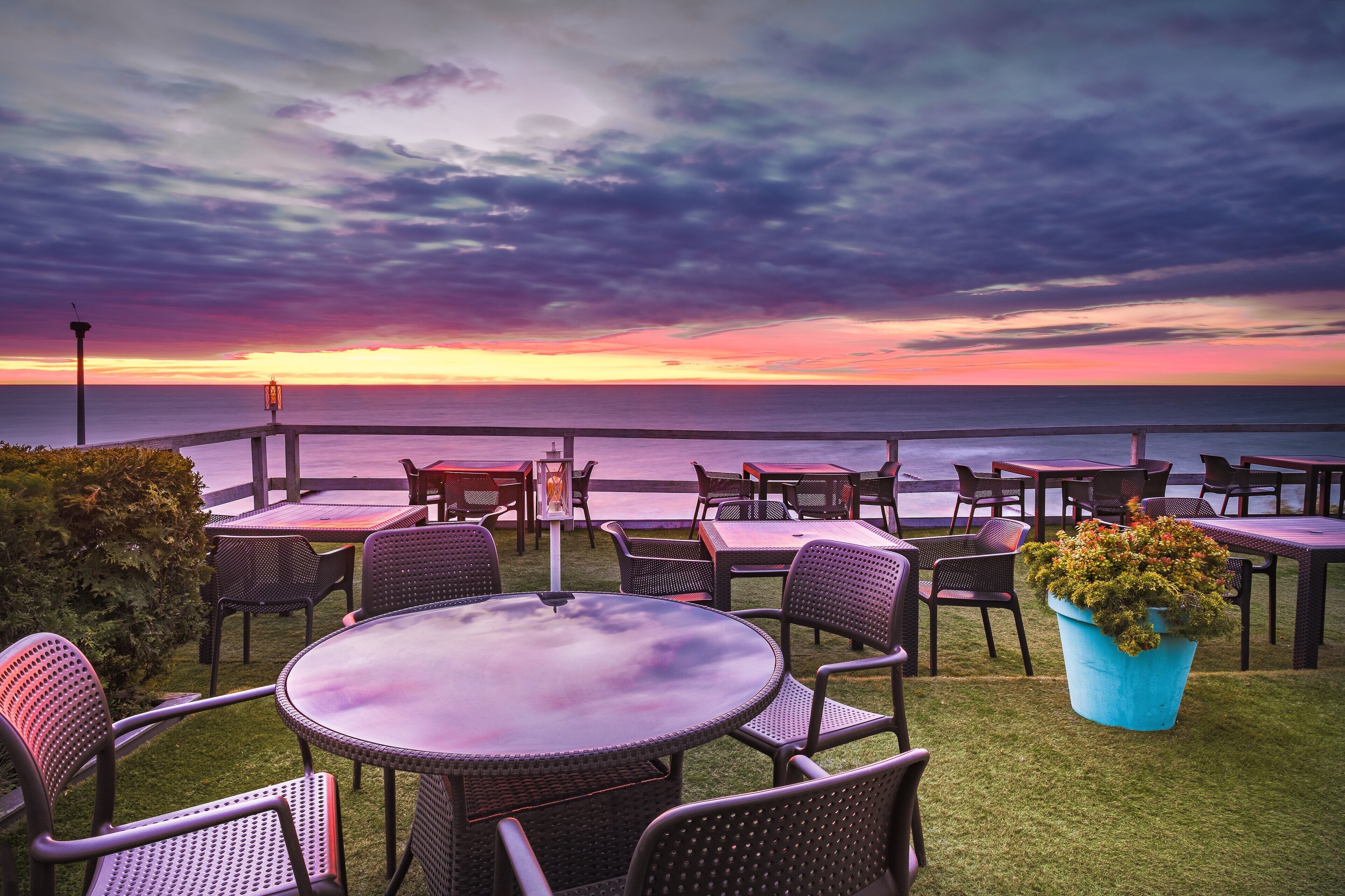 Breakfast, lunch, dinner served; Mediterranean cuisine, beach views 