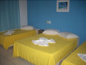 Minibar, blackout curtains, free cots/infant beds, bed sheets
