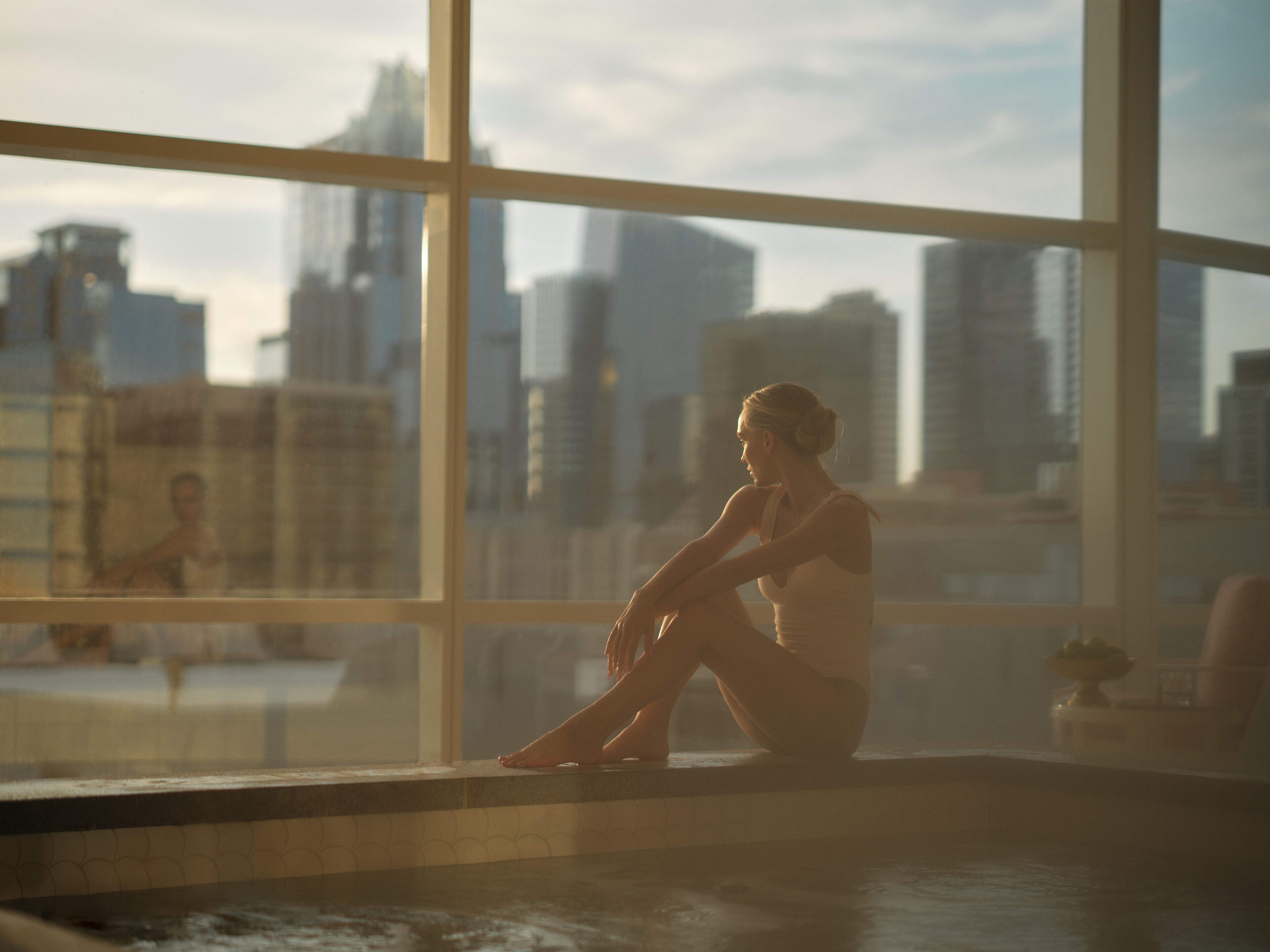 Sauna, hot tub, steam room