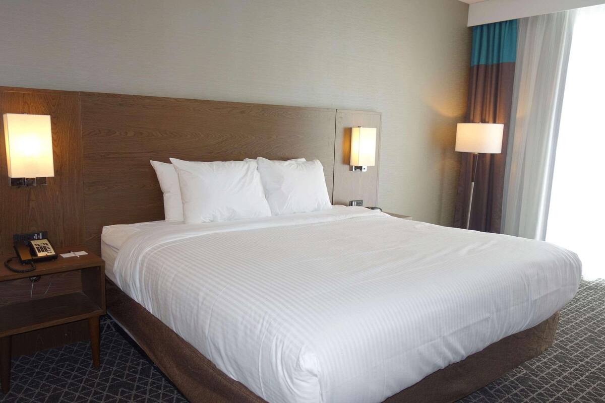 Room, 1 King Bed, Non Smoking | Down comforters, in-room safe, desk, blackout drapes