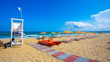 Private beach