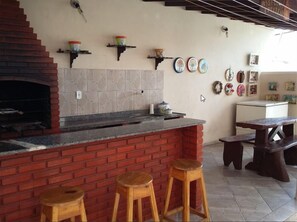 BBQ/picnic area - Pousada Pé de Caju (Alcobaca)