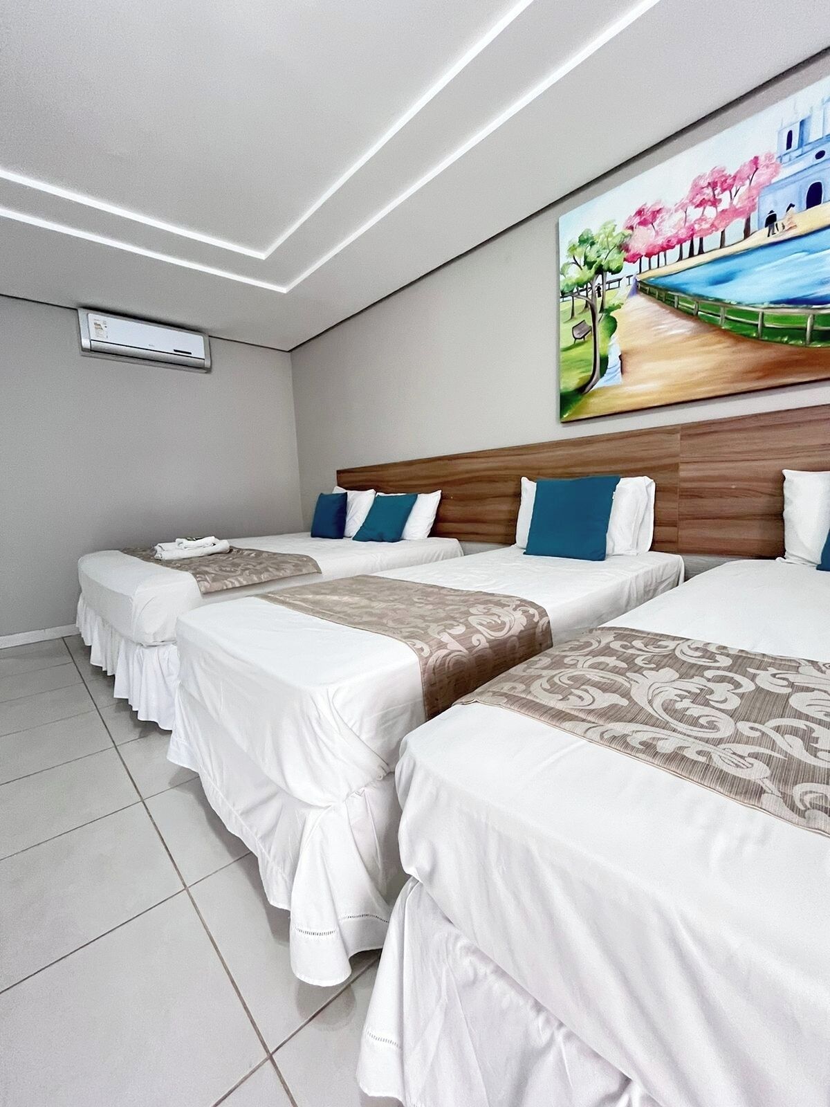 family room, multiple beds | minibar, desk, blackout curtains, free wifi