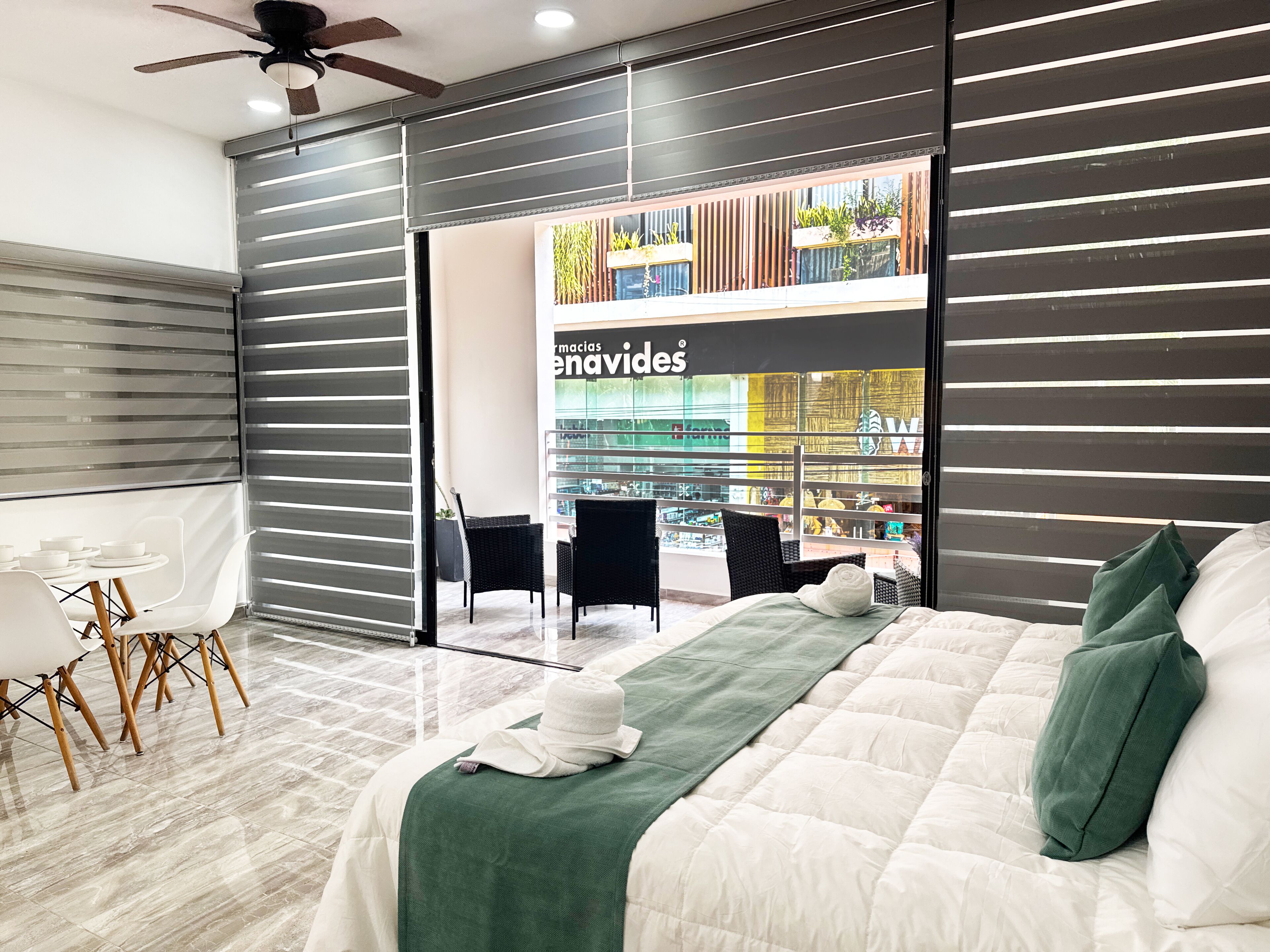 Luxury Suite, 1 King Bed with Sofa bed, Balcony, City View | Laptop workspace, free WiFi, bed sheets