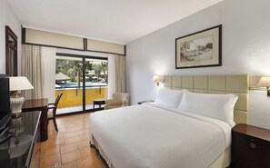 Room, 1 King Bed, Pool View (Cabana) | Minibar, in-room safe, individually decorated, individually furnished