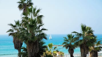 Deluxe Apartment, 2 Bedrooms, Beach View, Sea Facing | 2 bedrooms, desk, iron/ironing board, free WiFi
