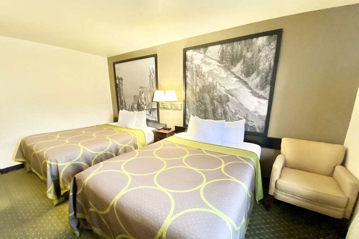 Blackout curtains, free cots/infant beds, rollaway beds, free WiFi