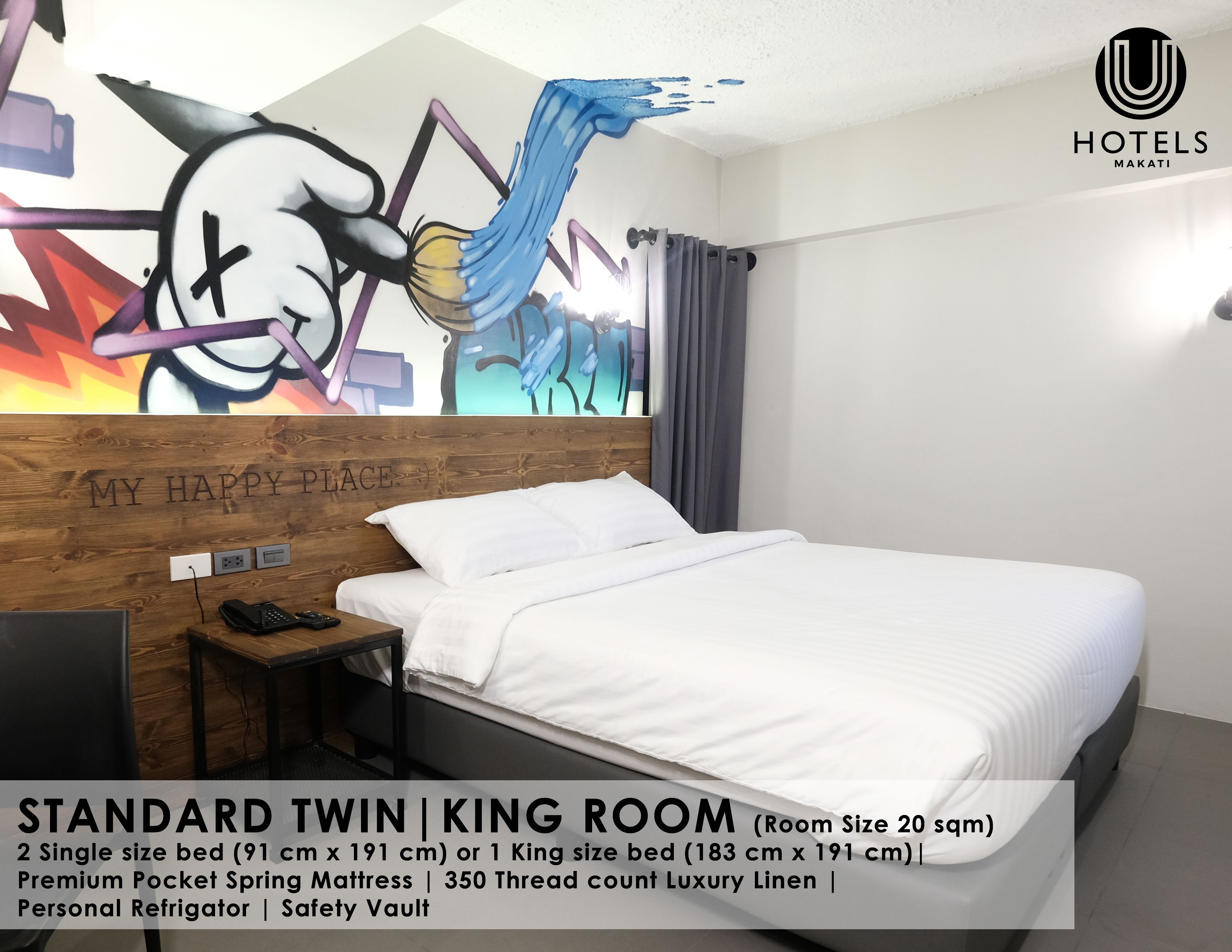 standard room | premium bedding, in-room safe, desk, iron/ironing board