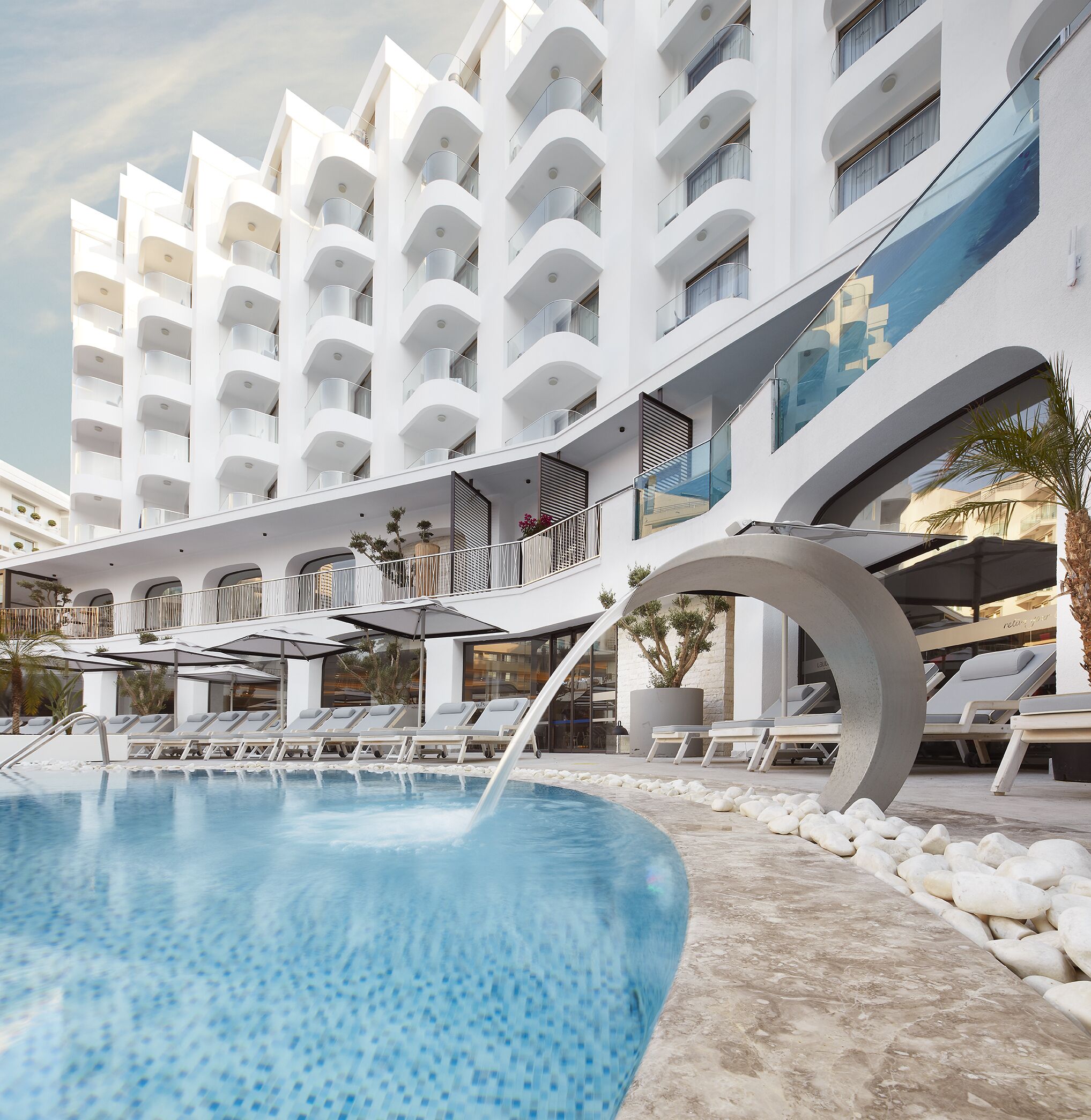 Indoor pool, seasonal outdoor pool, cabanas (surcharge), pool umbrellas