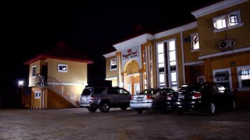 Front of property – evening/night