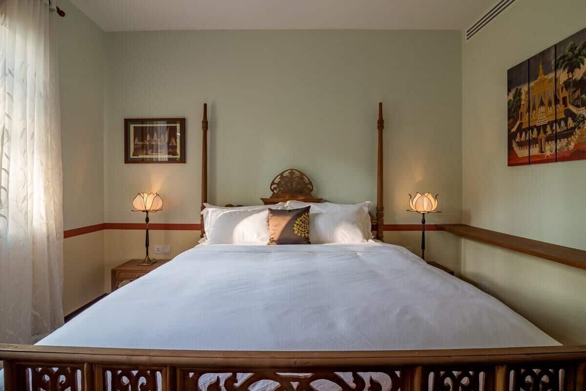 Phòng Suite Deluxe, 1 giường cỡ king | Bộ đồ giường cao cấp, nệm có lớp đệm bông, két bảo mật tại phòng