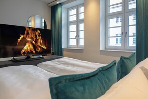 Caixa forta a l'habitació, escriptori i habitacions insonoritzades 