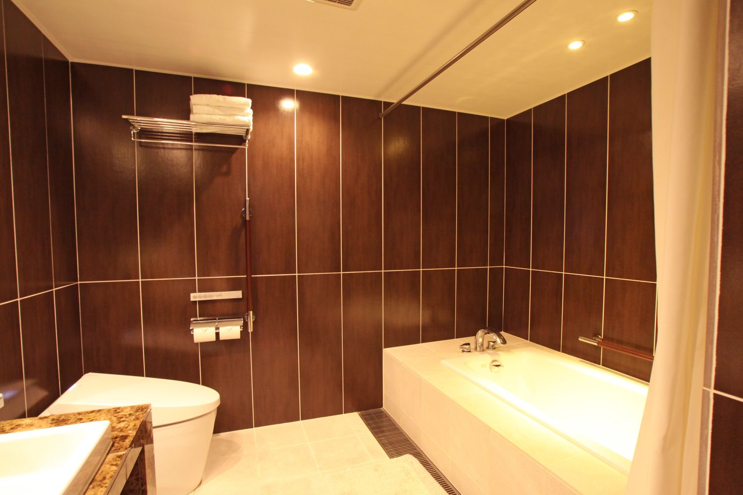 superior room akatsuki, non smoking, small sized pet friendly | bathroom | slippers, electronic bidet, towels