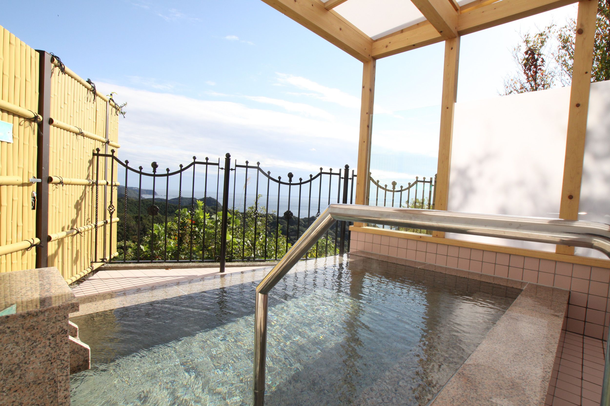 western style room kyokko with private open-air bath, non-smoking | bathroom | slippers, electronic bidet, towels