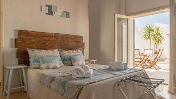 Exclusive Apartment, 1 Bedroom, Terrace | Premium bedding, memory foam beds, individually decorated