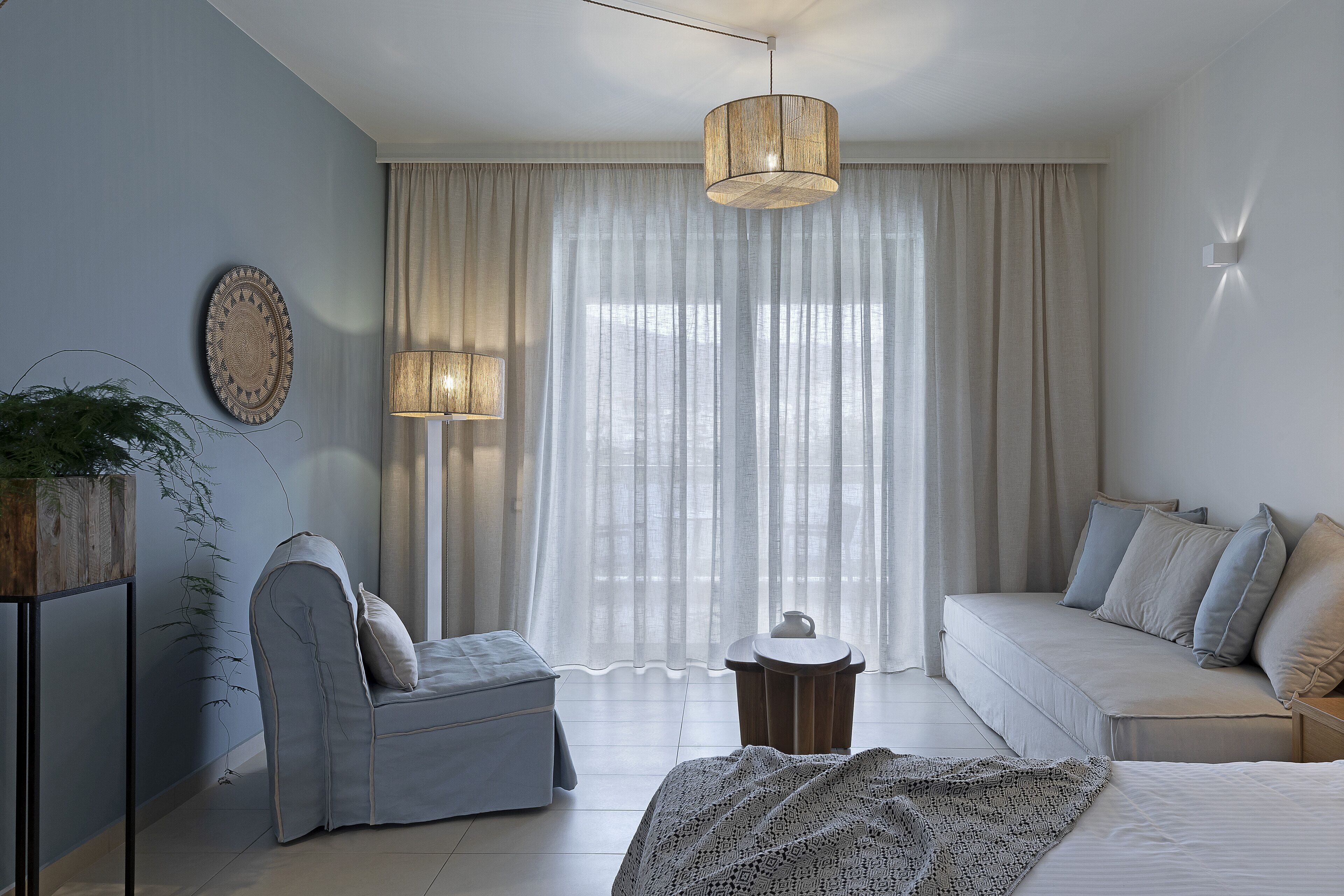 superior double or twin room, partial sea view | 1 bedroom, premium bedding, minibar, in-room safe