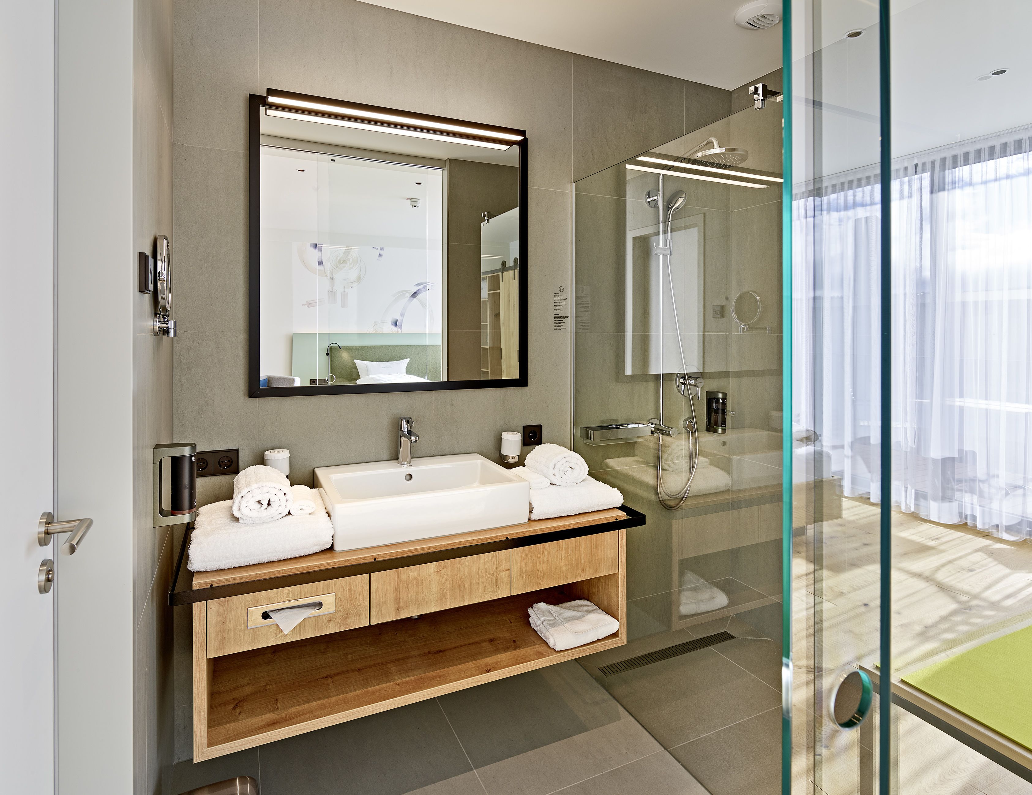 free toiletries, hair dryer, bathrobes, slippers