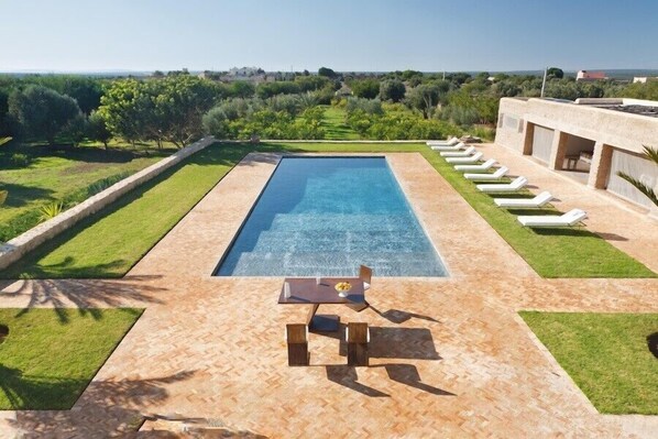 Indoor pool, outdoor pool, sun loungers - Kasbah Mamouna (Ounagha)