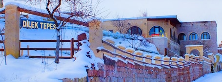 Front of property. Dilek Tepesi Cave Hotel