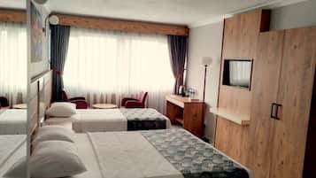 Minibar, desk, soundproofing, iron/ironing board