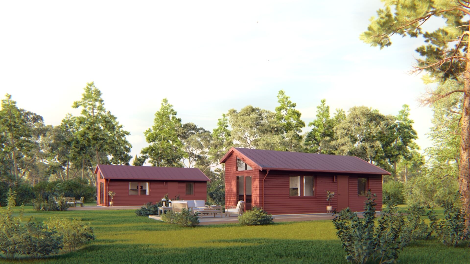 Deluxe huisje | 2 slaapkamers, een strijkplank/strijkijzer, gratis wifi, beddengoed