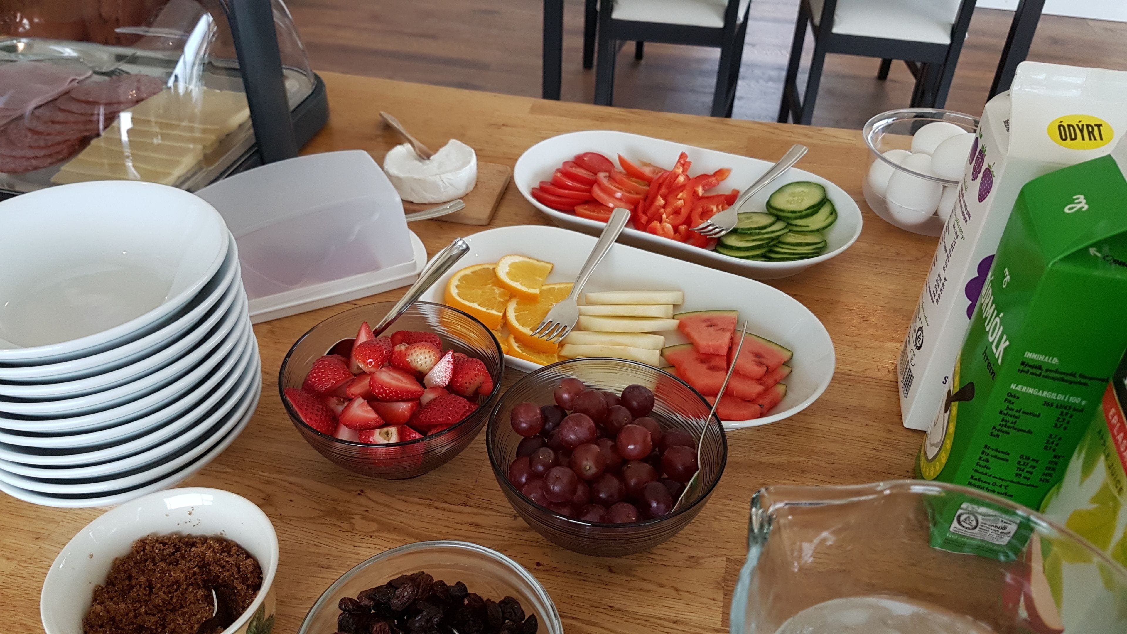 free daily continental breakfast