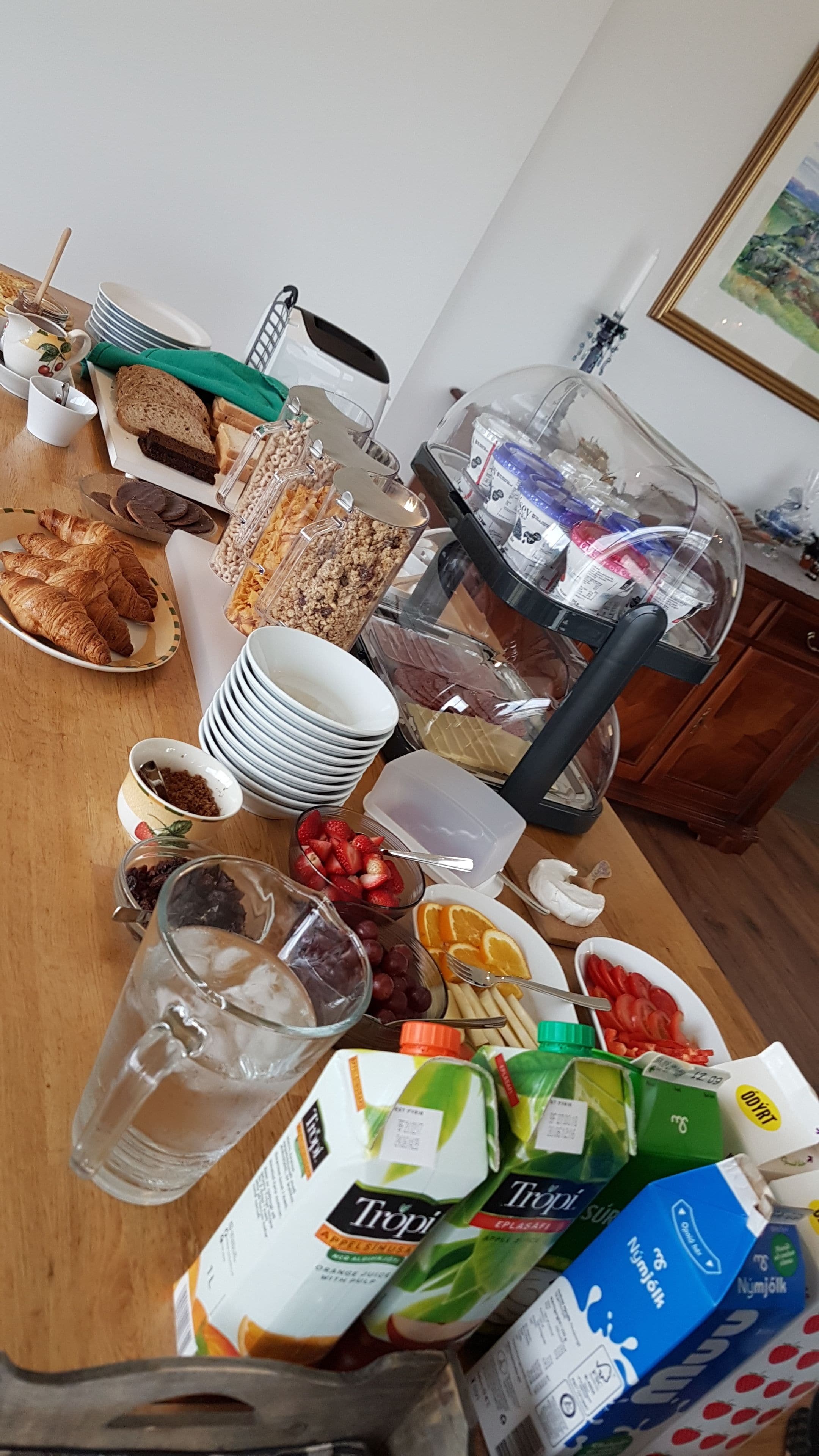 free daily continental breakfast