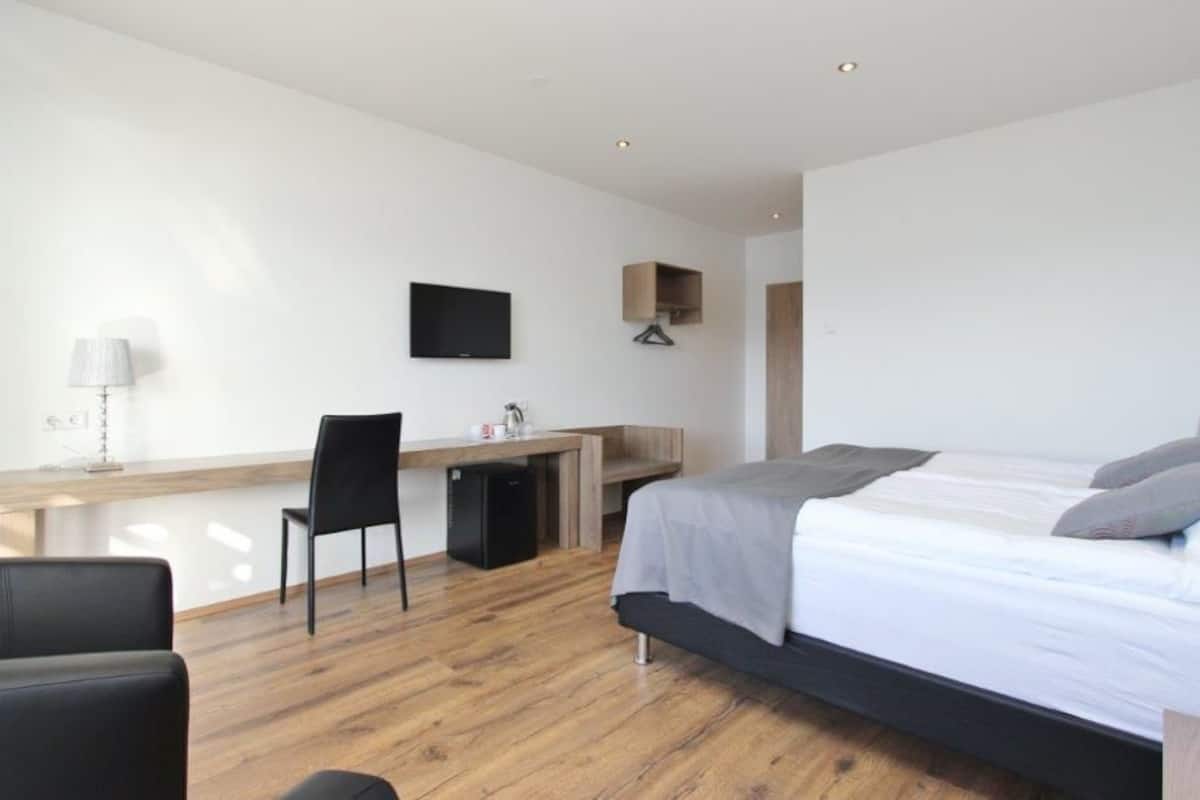 double or twin room, private bathroom | desk, blackout curtains, soundproofing, free wifi