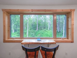 Uitzicht vanuit de kamer