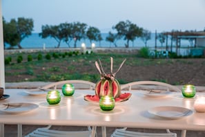 Ferienhaus, 3 Schlafzimmer, eigener Pool | Terrasse/Patio