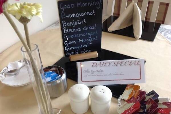 Free daily full breakfast