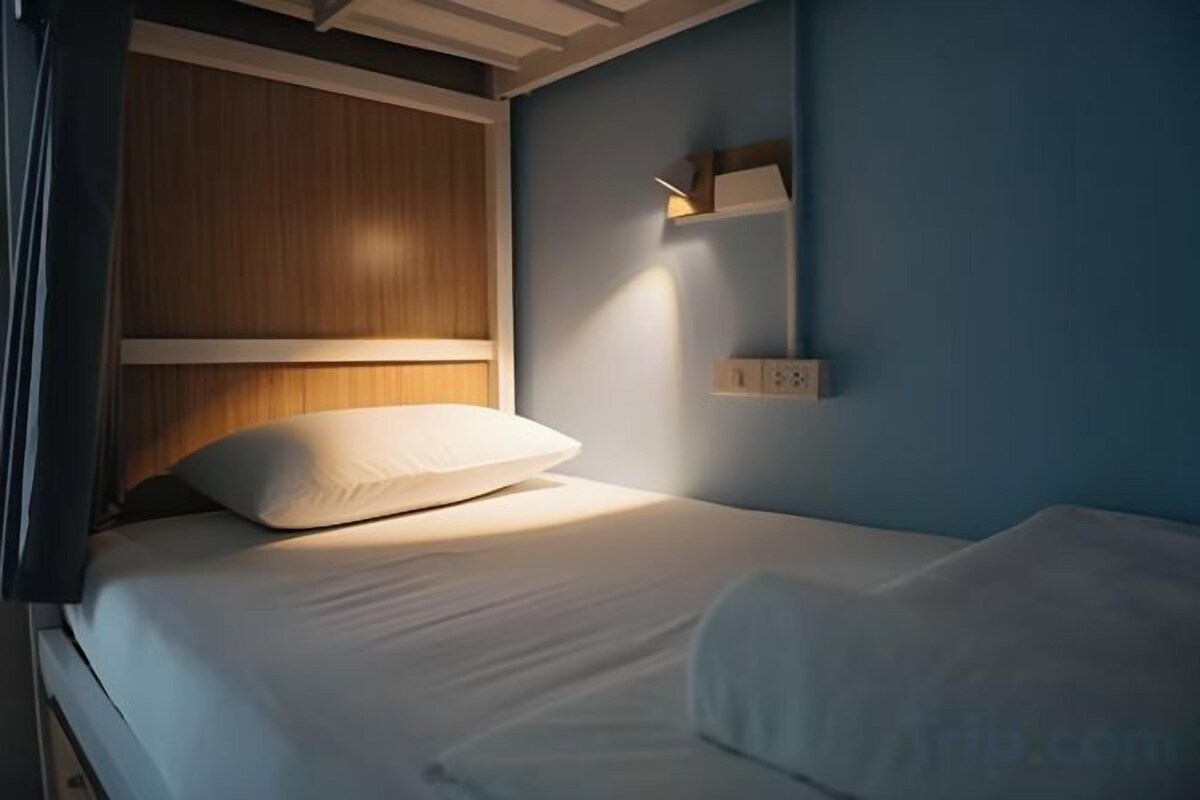 Blackout drapes, iron/ironing board (on request), WiFi (free)