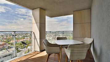 Luxury Apartment, 3 Bedrooms, City View | Balcony