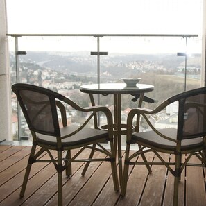 Balcony view - Apartment Rezidence Kavčí Hory (Prague)
