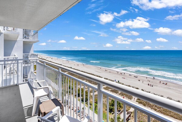 Signature Condo, 2 Bedrooms, Ocean View, Oceanfront | Balcony view