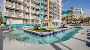 Indoor pool, seasonal outdoor pool